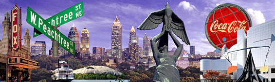 Atlanta Attractions Collage