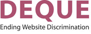 Deque - Ending website discrimination to change lives.