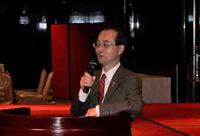 UFFC President, Jian-yu Lu, at president's student reception