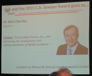 2015 C.B. Sawyer Award
