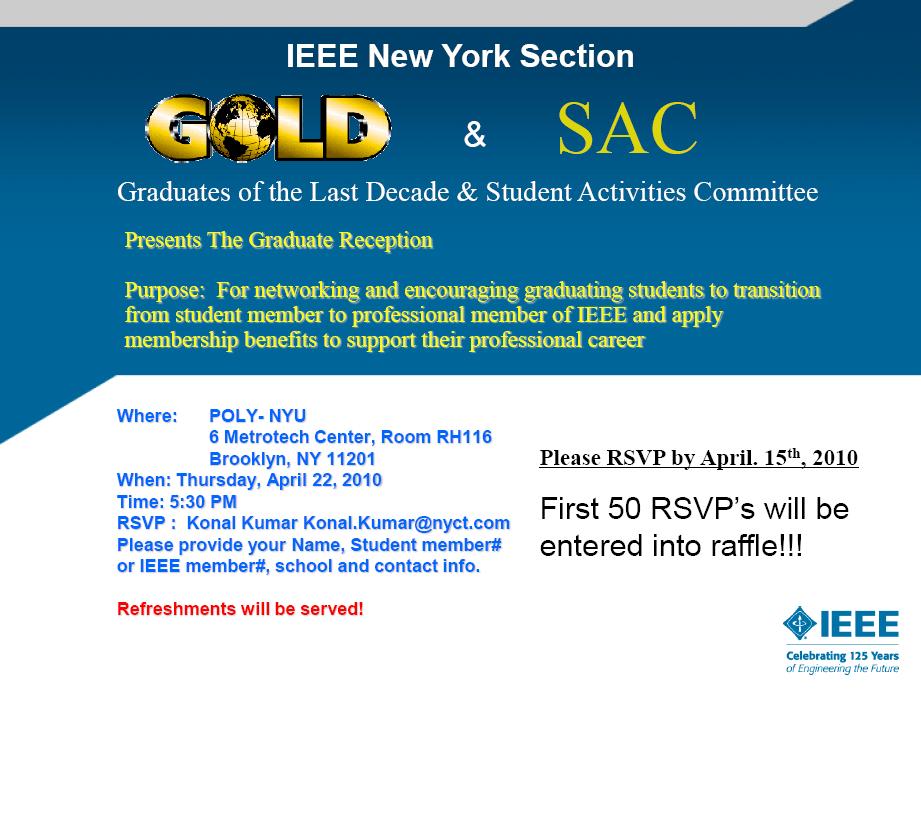 2010 IEEE Graduate Reception