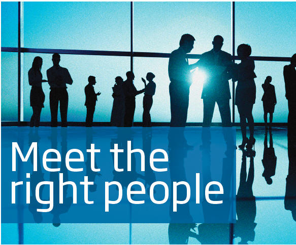 Meet the right people