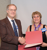 Anna, Ron Aloysius- Chapter Chairs Dinner 2010
