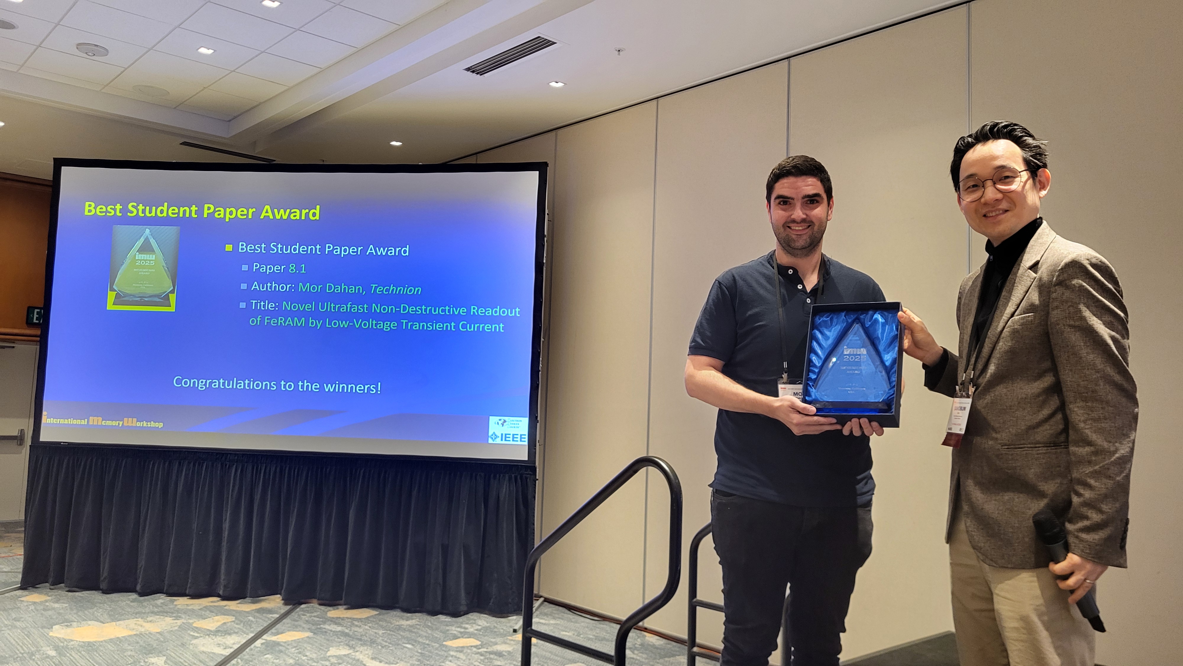 Best Student Paper Award