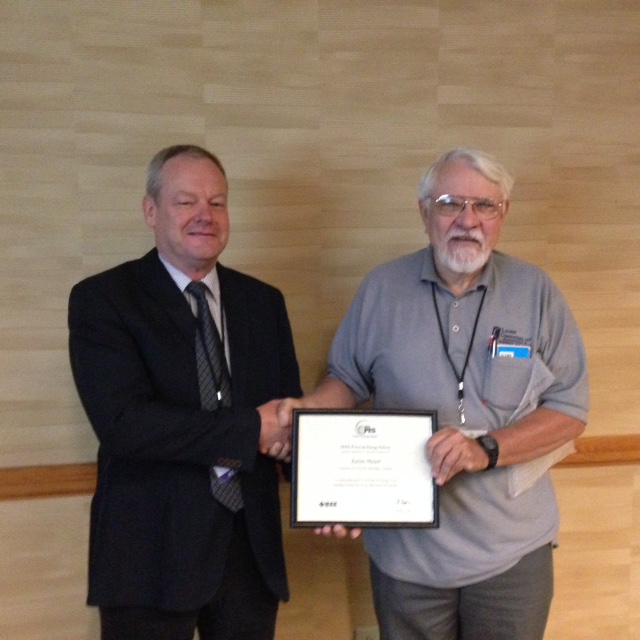 Kevin Mayor receives the 2015 EMC Distinguished Service Award