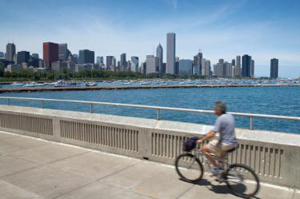 Bicycling the Lakefront Path