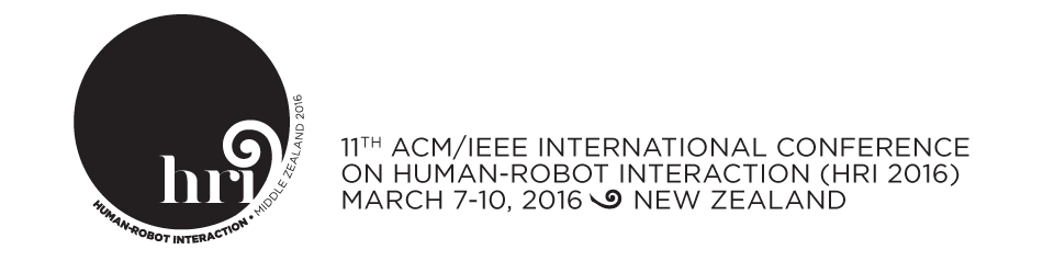 Human Robot Interaction Conference 2016