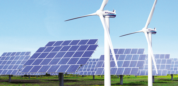 Solar Power and Wind Turbine System